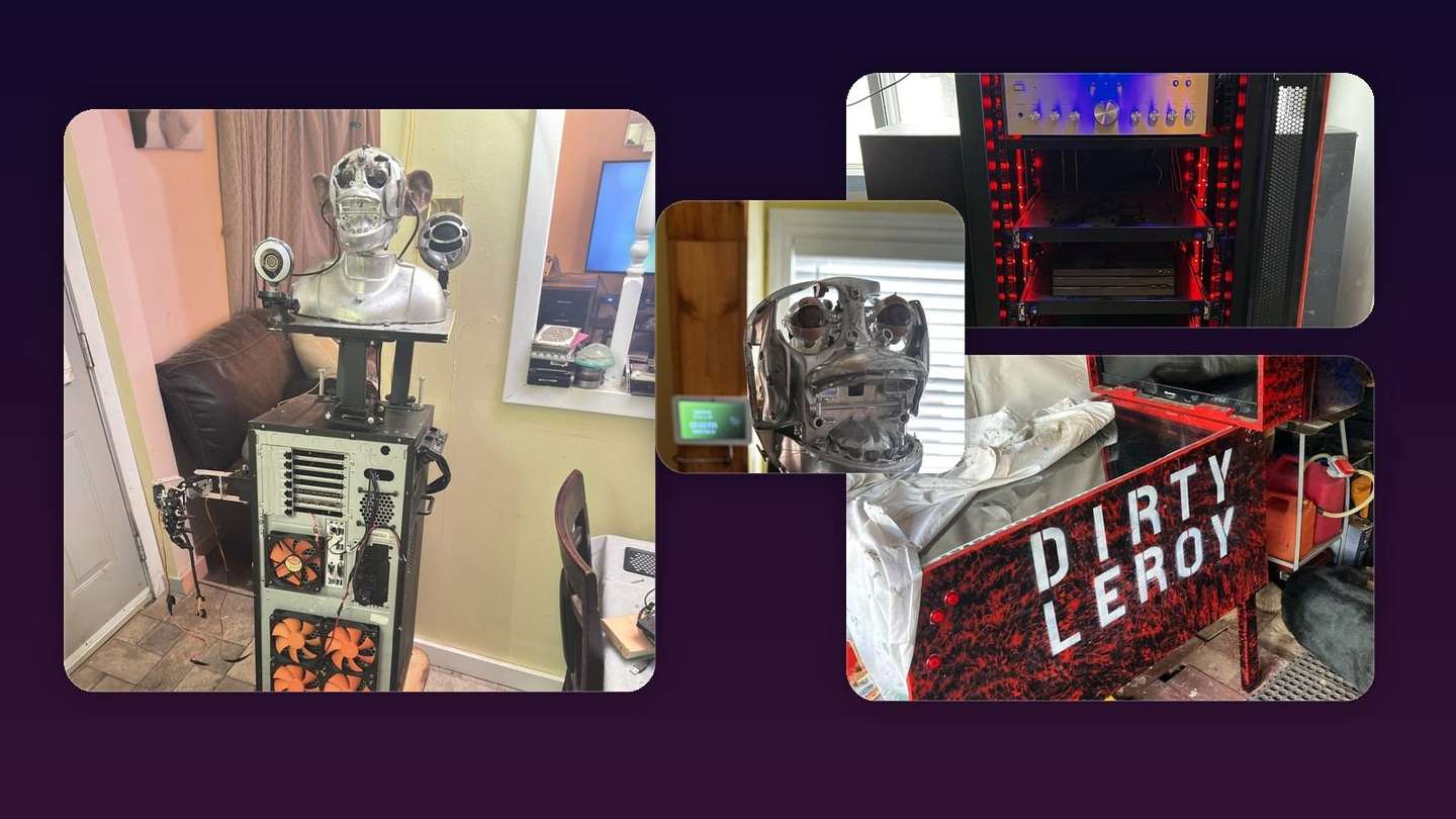 Composite real-project image spanning Monkey-Head-Project, PlayStation Ultimate, Dirty Leroy, and Executive.