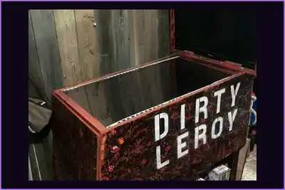 Dirty Leroy cabinet open during integration